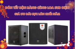 Đón Tết Rộn Ràng Cùng Loa Sub Điện Giá Ưu Đãi Cực Lớn Cuối Năm