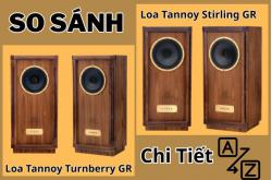 So sánh loa Tannoy Turnberry GR và Tannoy Stirling GR chi tiết từ A-Z
