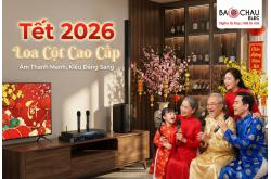 Loa Cột Cao Cấp Tết 2026 - Âm Thanh Mạnh, Kiểu Dáng Sang