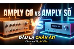 Amply Cơ vs Amply Số: Đâu là Chân Ái Cho Dàn Âm Thanh