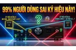 Giải mã chi tiết các ký hiệu trên Amply Denon 2026