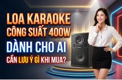 Loa Karaoke Công Suất 400W: Dành Cho Ai Và Cần Lưu Ý Gì Khi Mua?