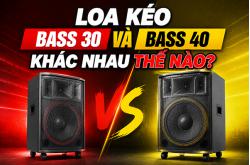 Loa kéo bass 30 và bass 40 khác nhau thế nào?