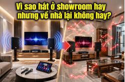 Vì sao hát ở showroom hay nhưng về nhà lại không hay? 