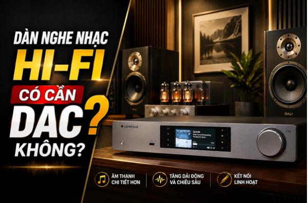 Dàn nghe nhạc Hi-Fi có cần DAC không?
