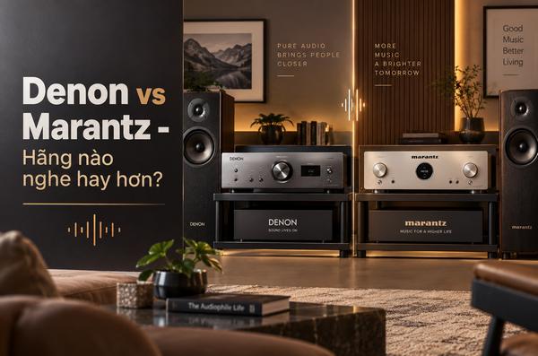 Denon vs Marantz - Hãng nào nghe hay hơn? So sánh ampli nghe...