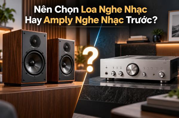 Nên Chọn Loa Nghe Nhạc Hay Amply Nghe Nhạc Trước?