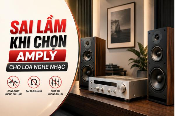 Sai lầm khi chọn amply cho loa nghe nhạc