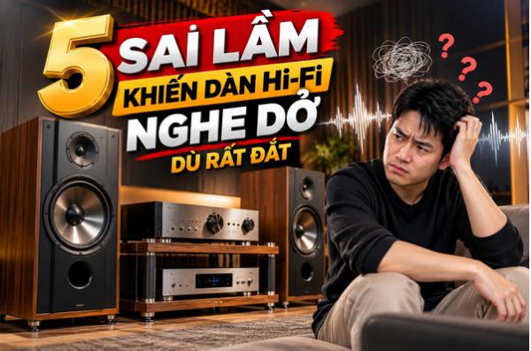 5 sai lầm khiến dàn Hi-Fi nghe dở dù rất đắt
