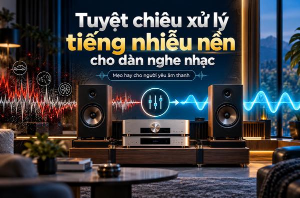 Tuyệt chiêu xử lý tiếng nhiễu nền cho dàn nghe nhạc