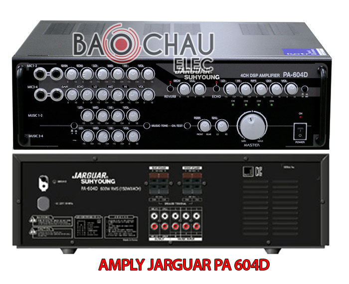 AMPLY JARGUAR PA 604D giá rẻ chính hãng tại Hà Nội - ChâuAudio