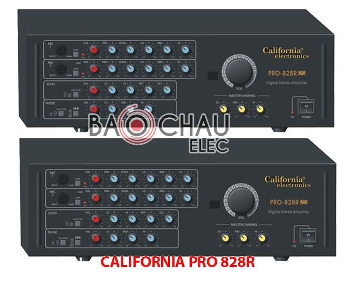 CALIFORNIA-PRO-828R Amply CALIFORNIA PRO 828R giá tốt tại Châu Audio