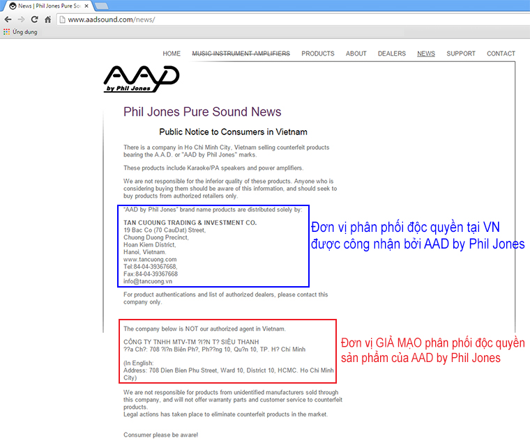 Canh bao cua AAD Canh bao cua AAD