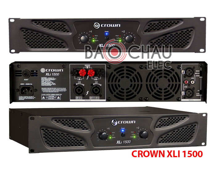 Cục đẩy công suất Crown XLi 1500 Cục đẩy công suất Crown XLi 1500