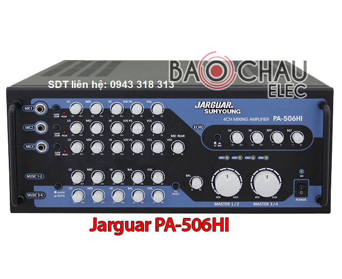 Hình ảnh Amply Jarguar PA-506HI chính hãng, giá rẻ nhất Hà Nội tại Bảo Châu Audio