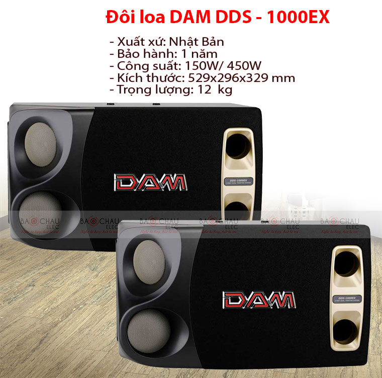Loa karaoke DAM DDS 1000EX Loa karaoke DAM DDS 1000EX