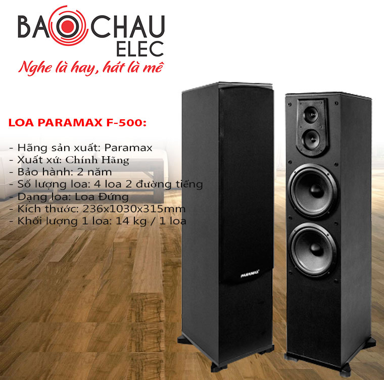 loa Paramax F-500 chính hãng, giá tốt loa Paramax F-500 chính hãng, giá tốt