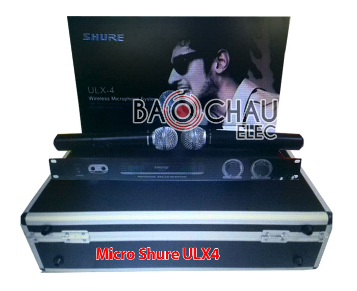 Micro Shure ULX4 - micro không dây chính hãng, giá tốt Micro Shure ULX4 - micro không dây chính hãng, giá tốt