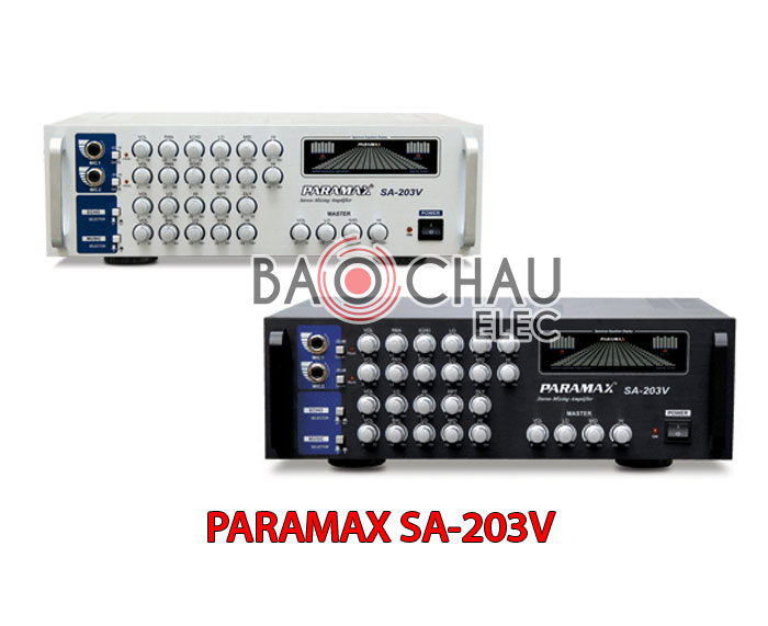 PARAMAX-SA-203V Amply PARAMAX SA-203V giá tốt tại Châu Audio