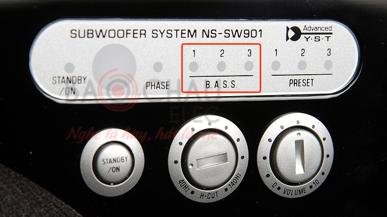 3 chế độ Bass của Yamaha NS-SW901