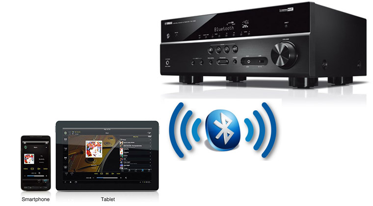 Amply Yamaha RX-V385 kết nối Bluetooth