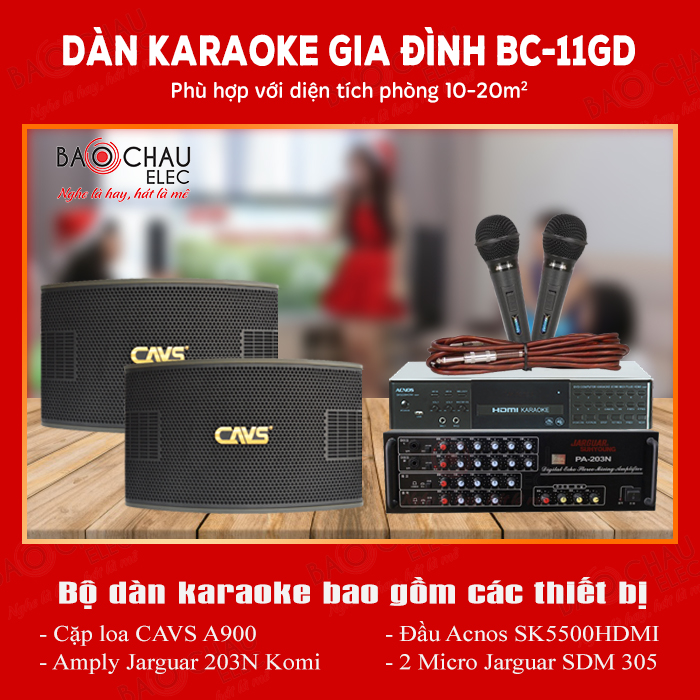 Bộ dàn karaoke gia đình BC-11GD Bộ dàn karaoke gia đình BC-11GD