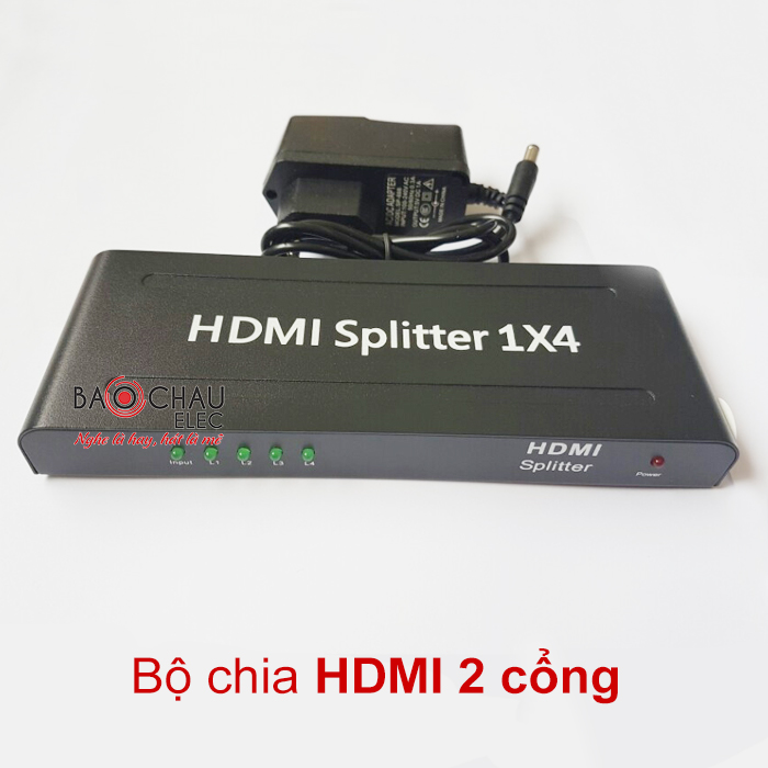 Bộ chia tín hiệu HDMI 4 cổng Bộ chia tín hiệu HDMI 4 cổng