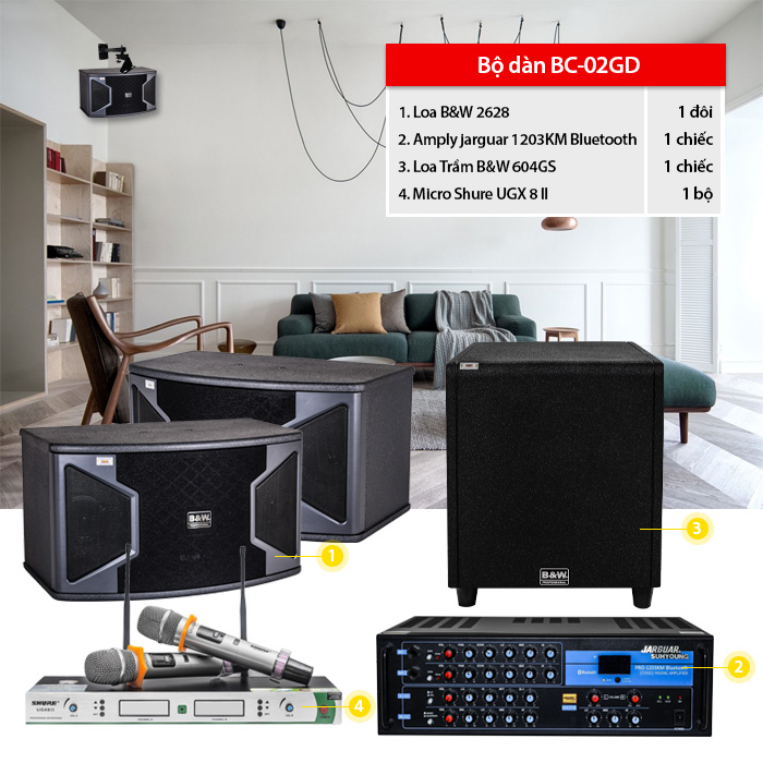 bộ dàn BC-02GD bộ dàn BC-02GD