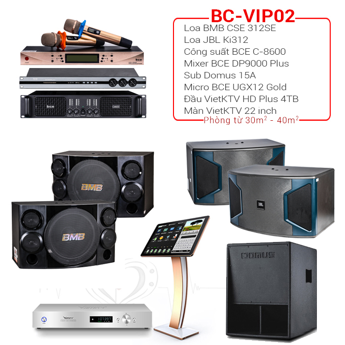 Bộ d&agrave;n BC-VIP02