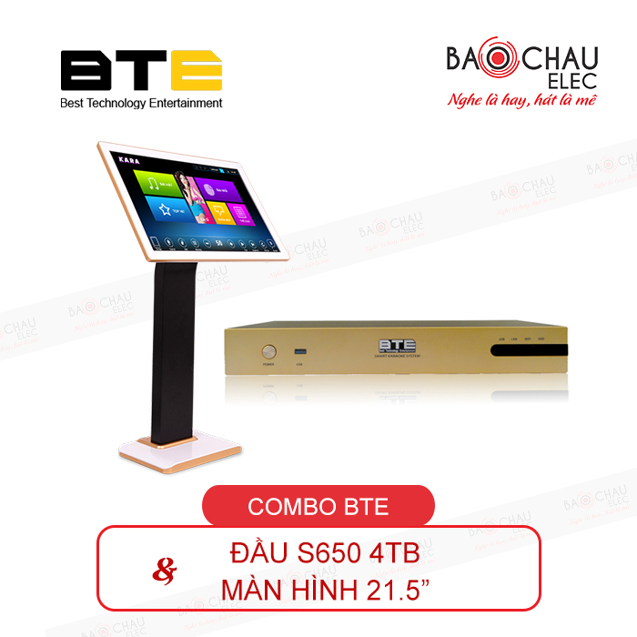 Combo BTE S650 4TB + Màn hình 21.5inch giá SÔC Combo BTE S650 4TB + Màn hình 21.5inch giá SÔC