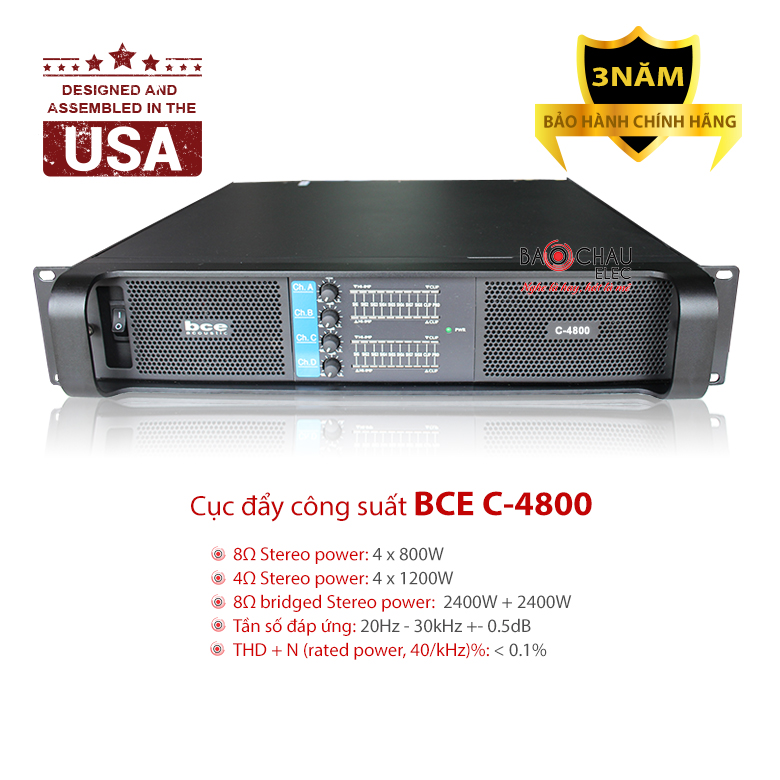 Xem thêm những cục đẩy âm thanh BCE chính hãng Mỹ