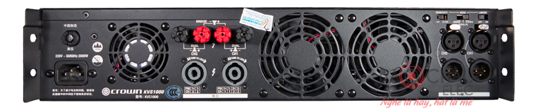 Cục đẩy Crown KVS 1000 mặt sau Cục đẩy Crown KVS 1000 mặt sau