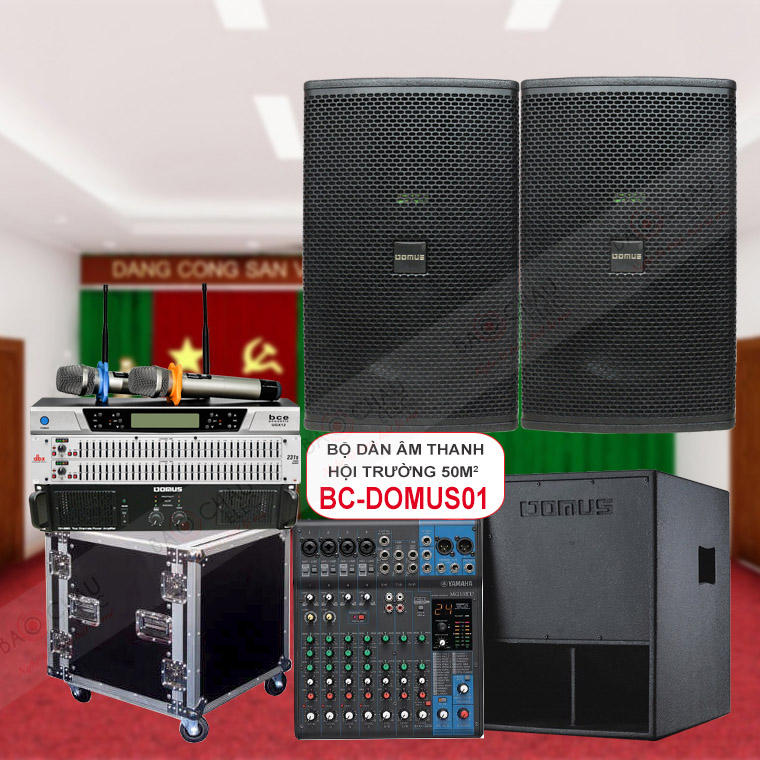 Dàn âm thanh hội trường BC-Domus01