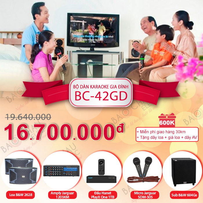 Dàn karaoke BC-42GD sử dụng Dàn karaoke BC-42GD sử dụng