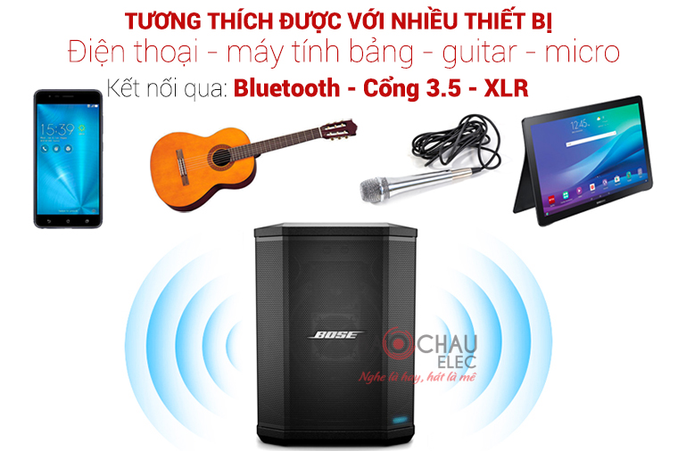 Loa Bose S1 Pro tính năng bluetooth Loa Bose S1 Pro tính năng bluetooth