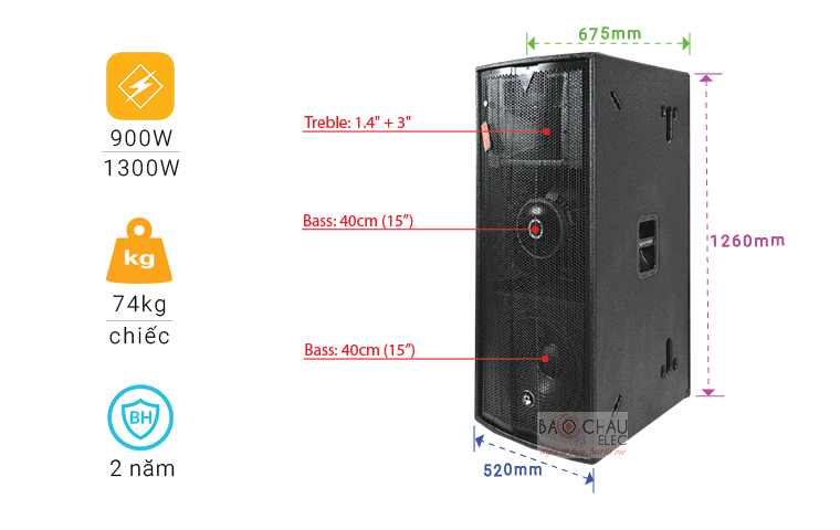 Loa Cat King Pro TNT-1 chỉ số Loa Cat King Pro TNT-1 chỉ số