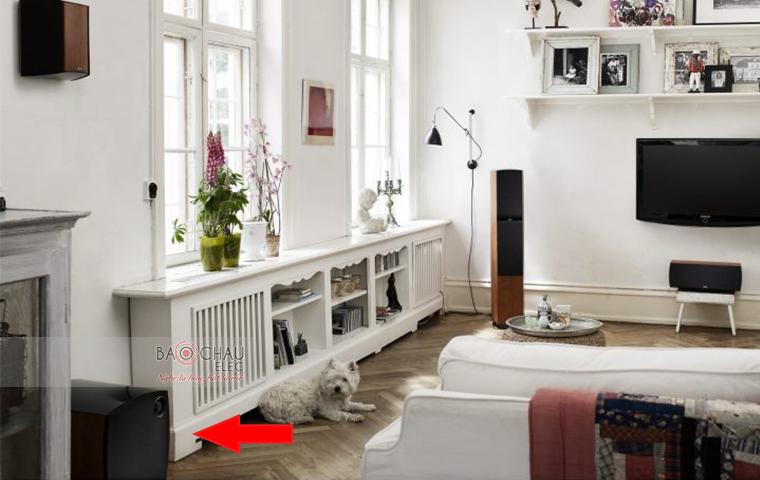 Loa Jamo C80 Sub trong thực tế