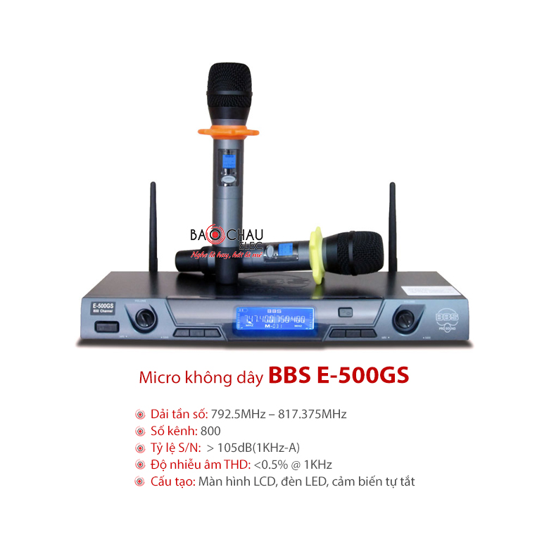 Micro BBS E-500GS chính hãng giá tốt nhất Micro BBS E-500GS chính hãng giá tốt nhất