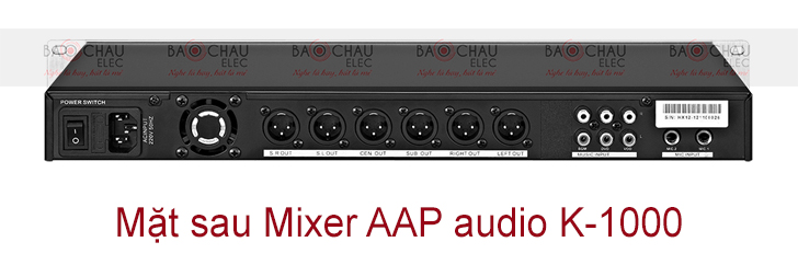 Mixer AAP audio K-1000 mat sau Mixer AAP audio K-1000 mat sau