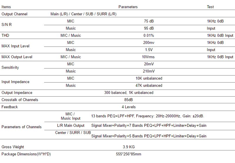 Mixer AAP audio ADP-1800 thong so ky thuat Mixer AAP audio ADP-1800 thong so ky thuat