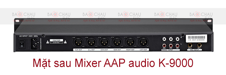 Mixer AAP audio K-9000 mat sau Mixer AAP audio K-9000 mat sau