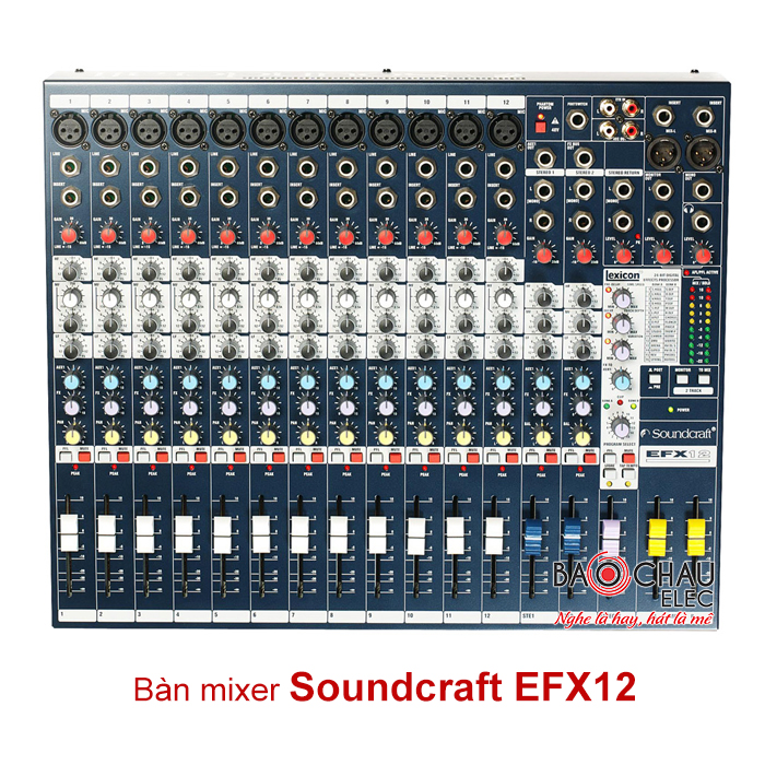 B&agrave;n mixer SOUNDCRAFT EFX12