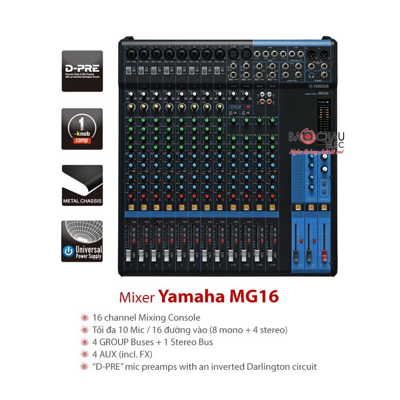 Bàn mixer Yamaha MG16 Bàn mixer Yamaha MG16