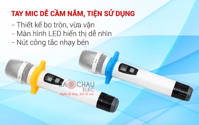 Tay micro dễ cầm nắm, tiện sử dụng - BCE U900 Plus Tay micro dễ cầm nắm, tiện sử dụng - BCE U900 Plus