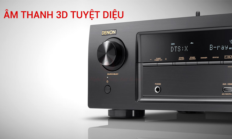 Amply Denon X1400H - Âm thanh 3D tuyệt diệu