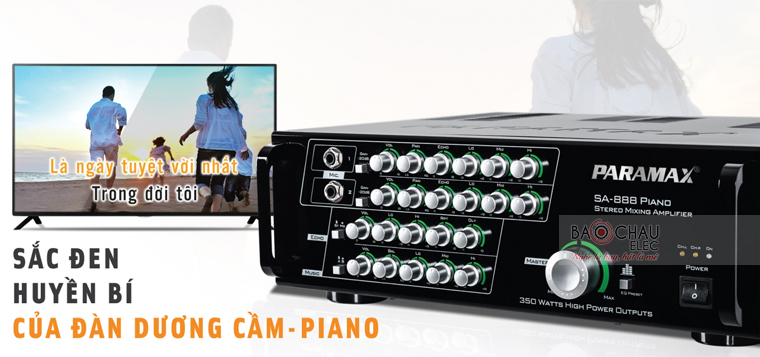 Amply Paramax SA-888 Piano ảnh 1 Amply Paramax SA-888 Piano ảnh 1