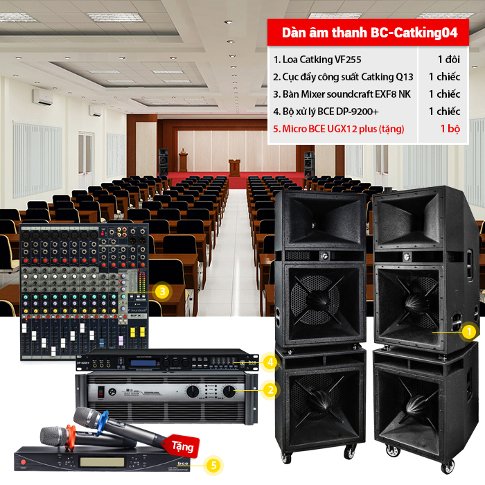 Dàn âm thanh BC-Catking04