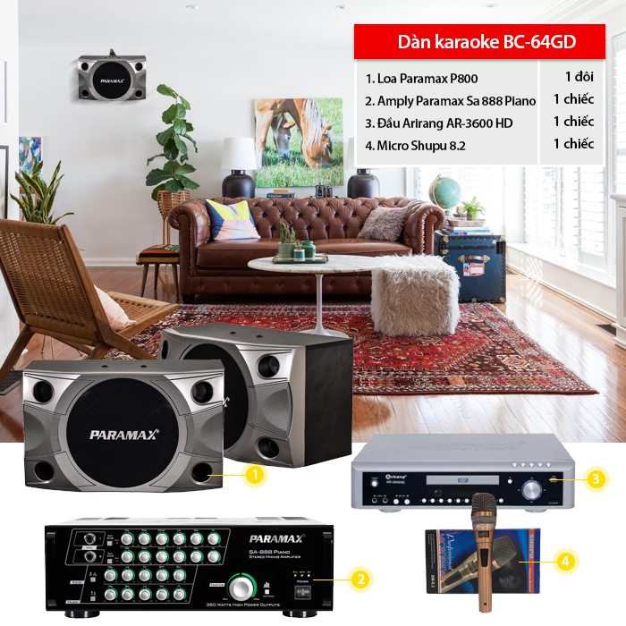 Dàn karaoke BC-64GD Dàn karaoke BC-64GD