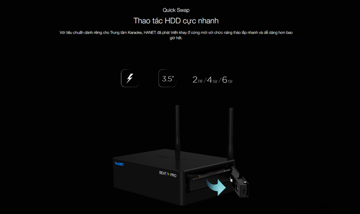 Đặc điểm nổi bật của Hanet BeatX Pro 06 Đặc điểm nổi bật của Hanet BeatX Pro 06