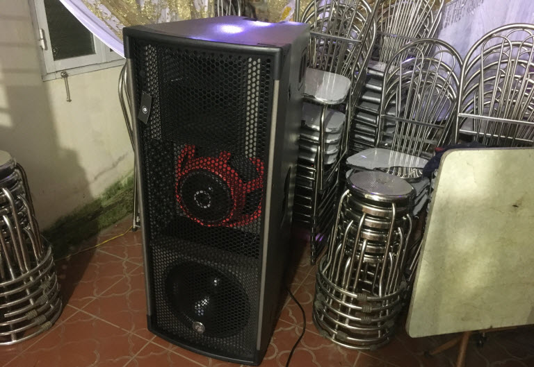 Lắp đặt dàn âm thanh đám cưới cho anh Thành - Cự Khối Long Biên - 04
